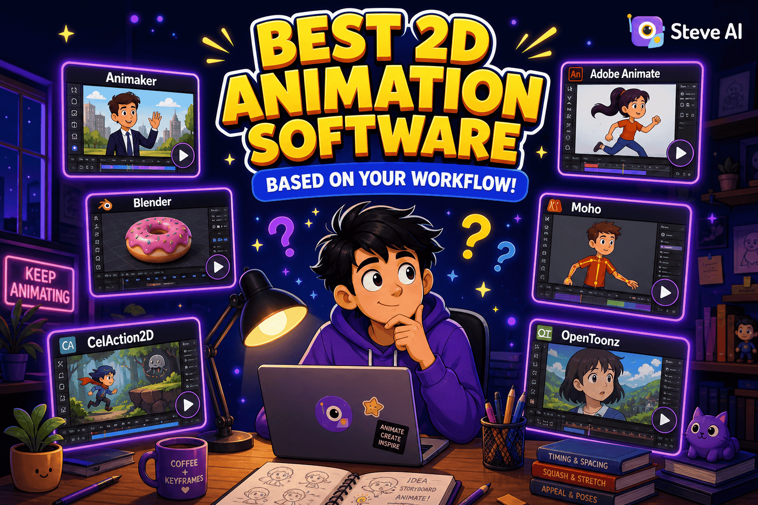 Best 2d animation software
